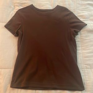 Basic brown tee